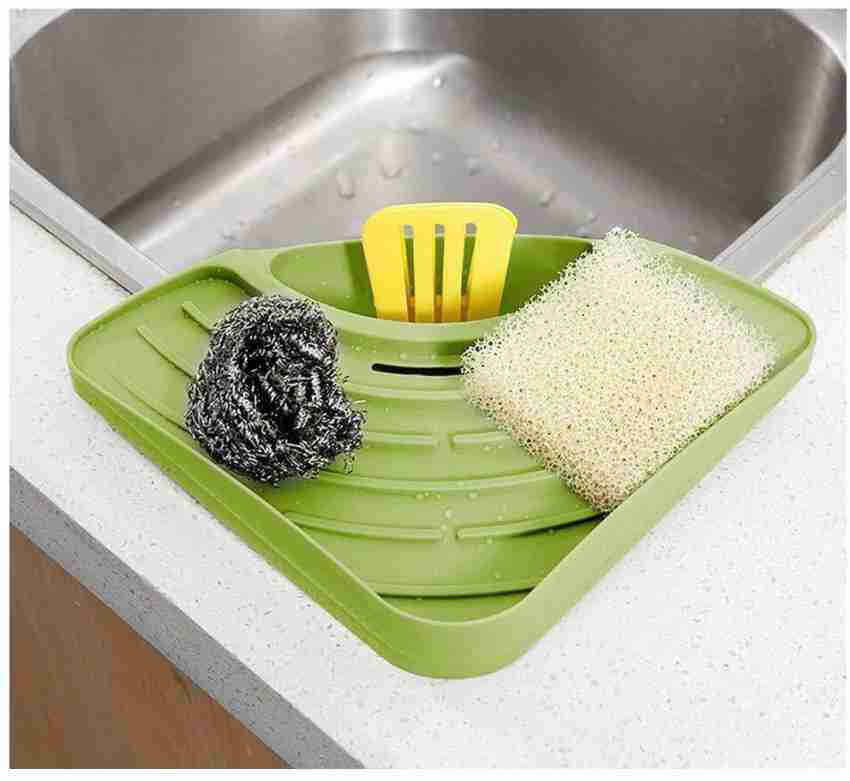 1pc Sponge Holder For Kitchen, Reusable Suction Cup Sink Holder