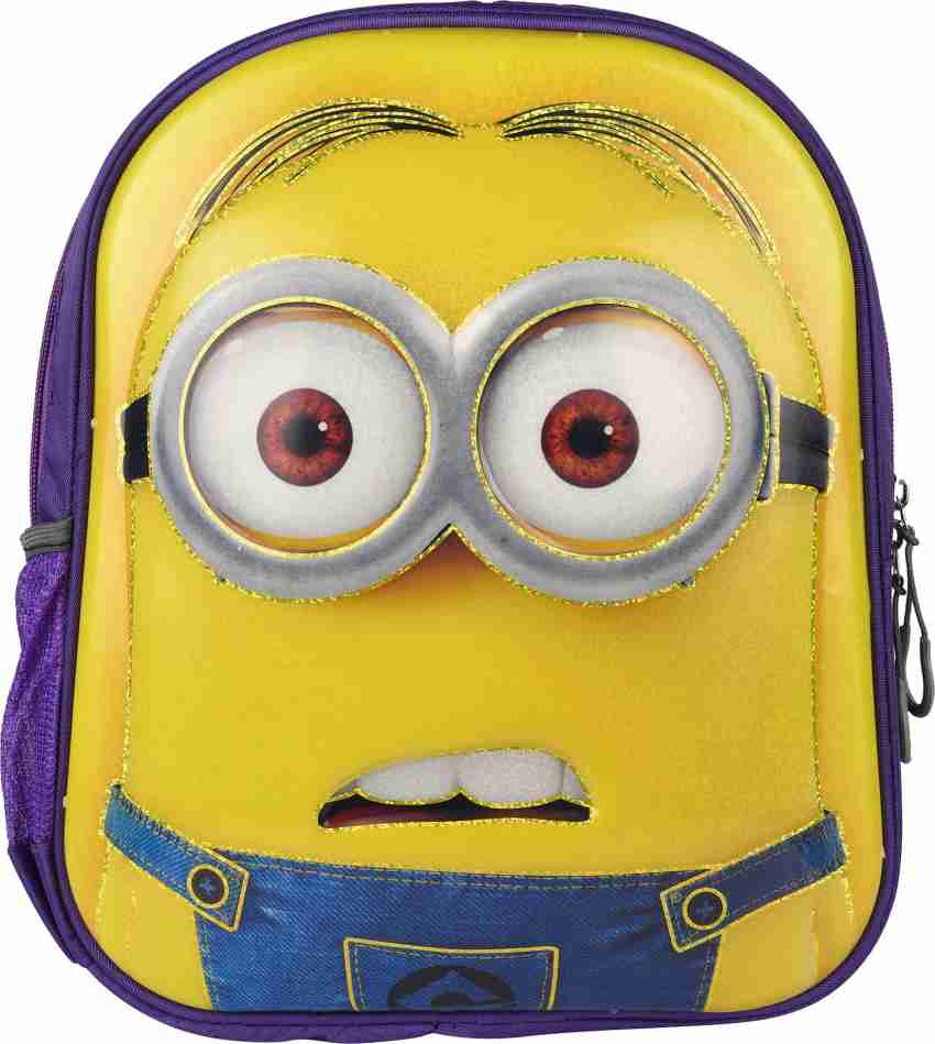 Minions School Bag Polyester With Lunch Box Bag And Pencil Bag