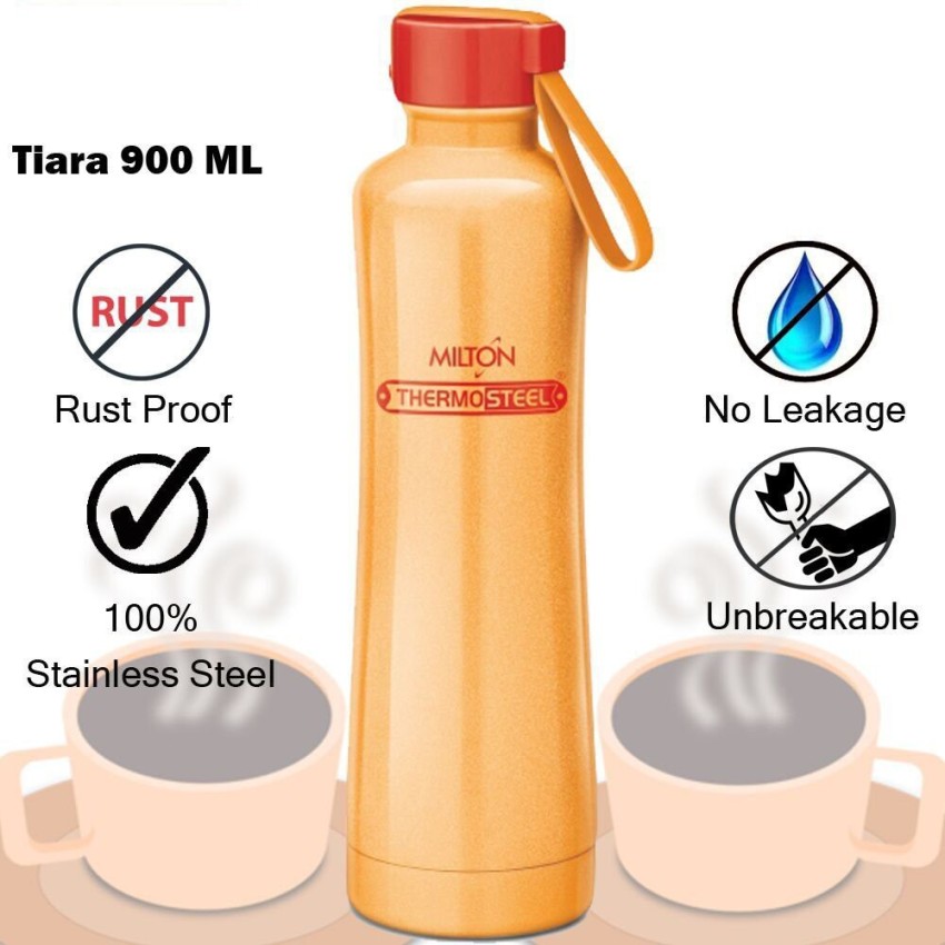 Buy Milton Pink Stainless Steel 24 Hours Hot And Cold Water Bottle