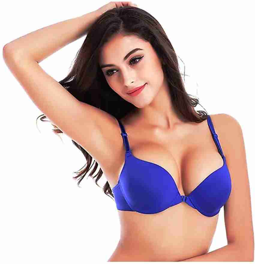 ONE ON ONE Front Closure Women Push-up Lightly Padded Bra - Buy