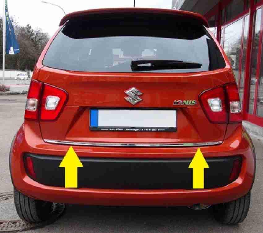 ok tested Rear Dicky Trunk Maruti Ignis Chrome Maruti NA Rear