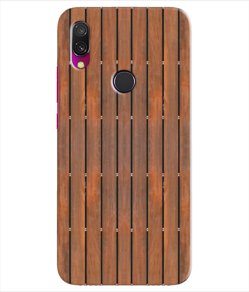 Inktree Back Cover for Redmi Y3 Wooden Pattern Design Inktree