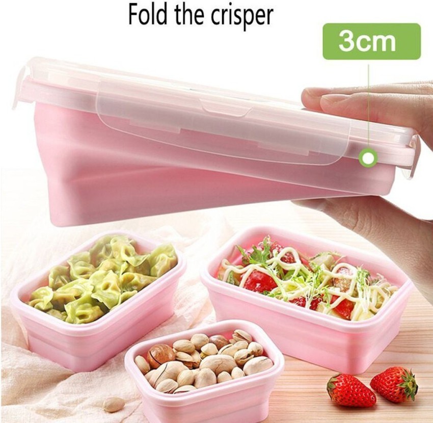 500/800/1200ml Silicone Food Storage Containers With Airtight