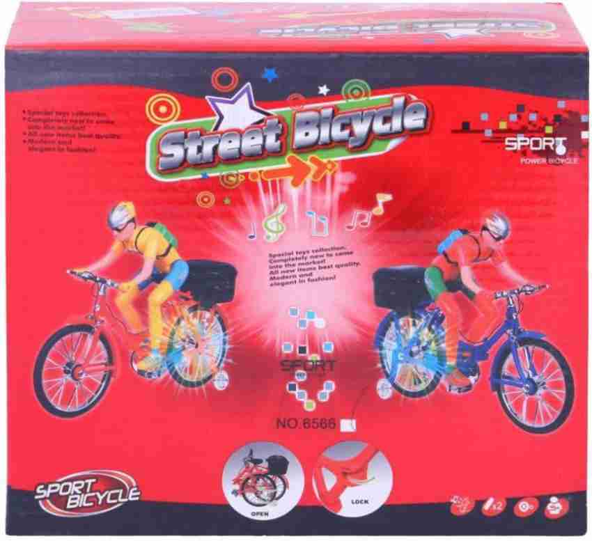 Street top bicycle toy