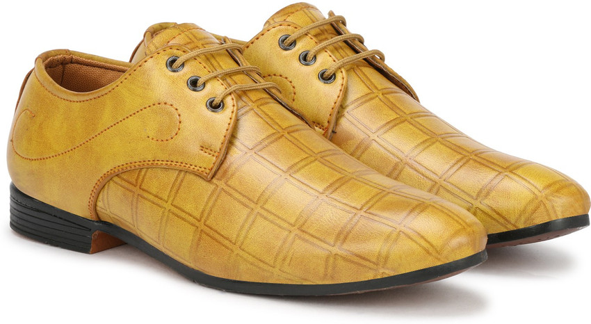 Yellow formal shoes mens online