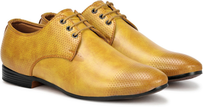 Mens yellow oxford shoes store