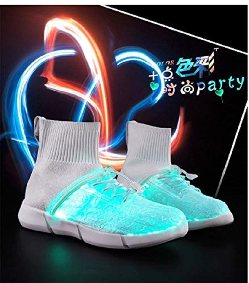 Fiber optic discount light up shoes