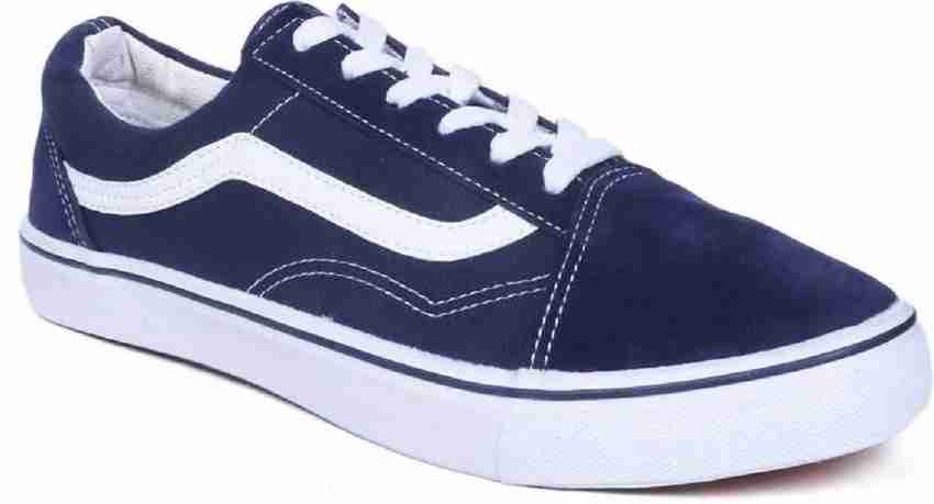 Girls navy blue on sale vans