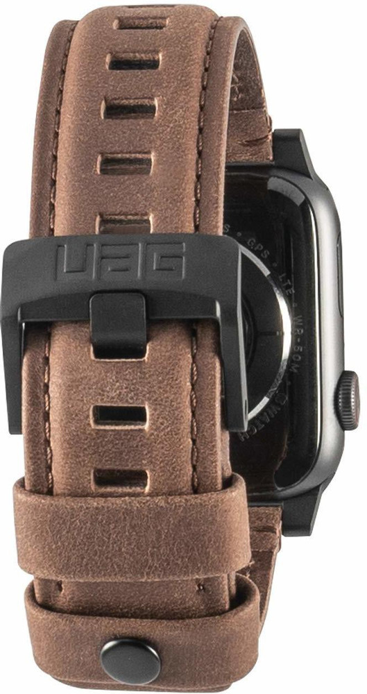 Urban Armor Gear Leather Strap UGLS AWATCHL BR Smart Watch Strap