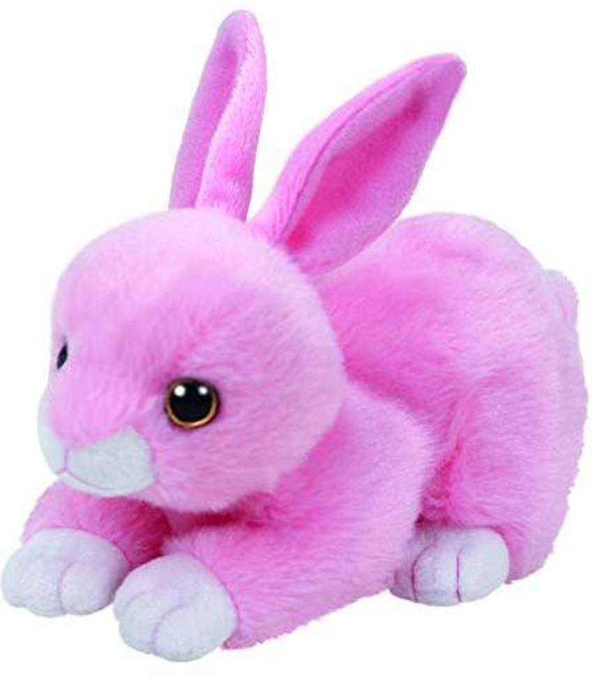 TY Walker Pink Bunny Plush Light Pink Regular 6 inch Walker