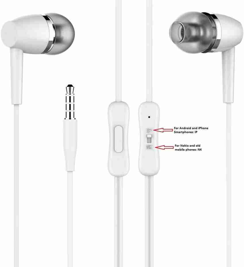 DELMOHUT Z23i Earphones with Mic for iOS and Android Mobile
