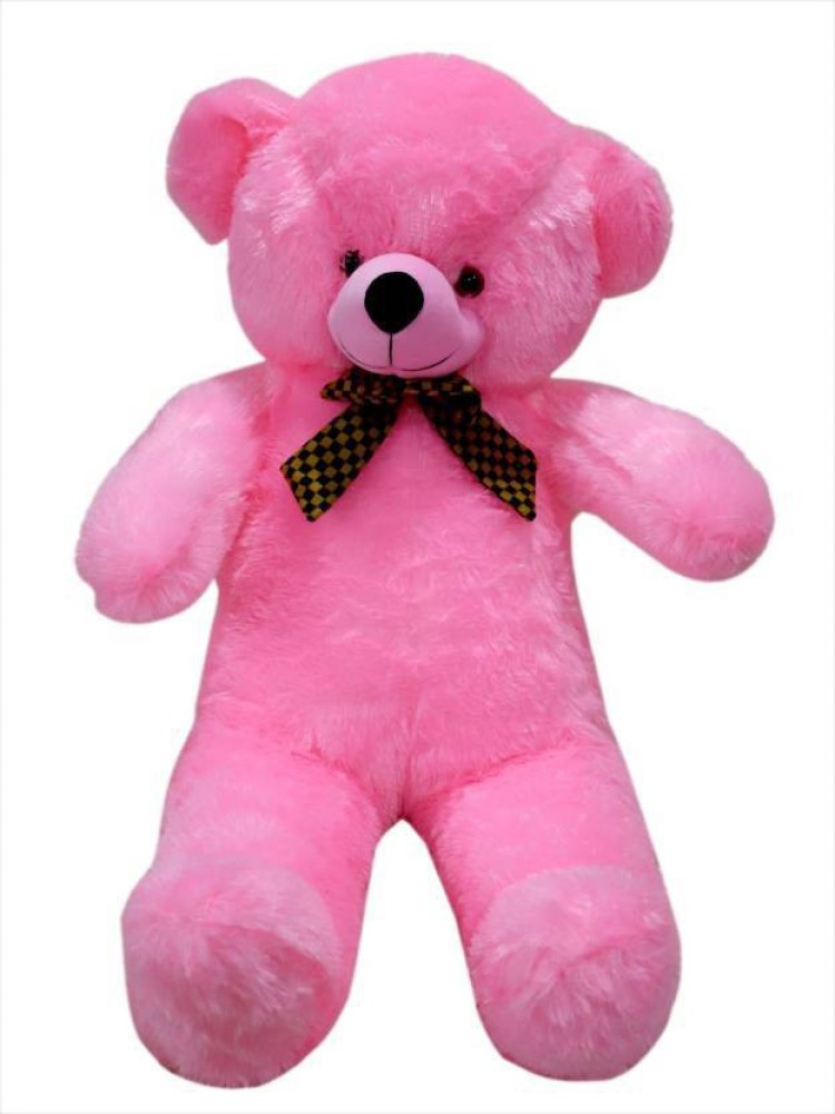 PRANEHA ENTERPRISES 5 FEET BEAUTIFUL PINK TEDDY BEAR VALENTINE DAY AND BIRTHDAY GIFT 158.5 CM 158.5 cm 5 FEET BEAUTIFUL PINK TEDDY BEAR VALENTINE DAY AND BIRTHDAY GIFT 158.5 CM