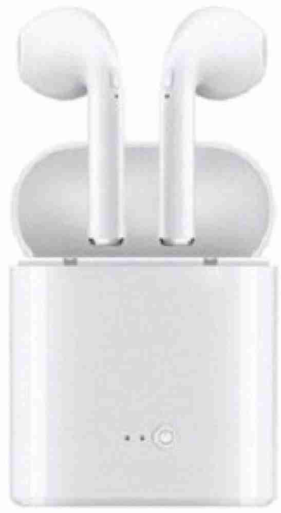 sourceindiastore White Headphone Dabbi charging Bluetooth Headset