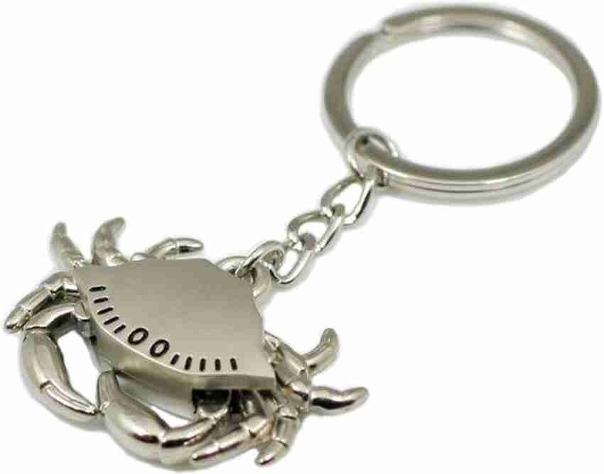 Key holder ( key ring ) component :Solid brass accesories : Crab