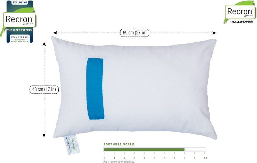 RECRON CERTIFIED Utopia Microfibre Solid Sleeping Pillow – World Wide Goods