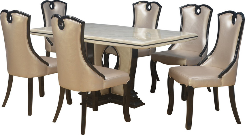 Nilkamal Vittoria Solid Wood 6 Seater Dining Table Price in India