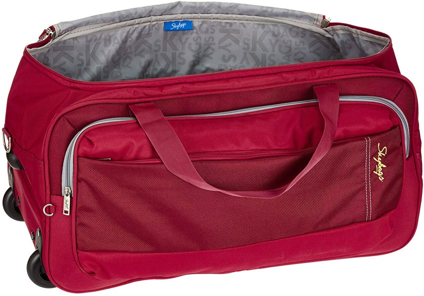 Skybags cardiff polyester 52 sales cms red travel duffle