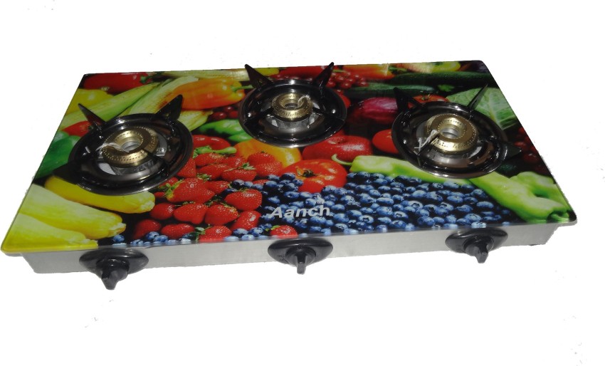 Surya kap 3 burner glass top sale