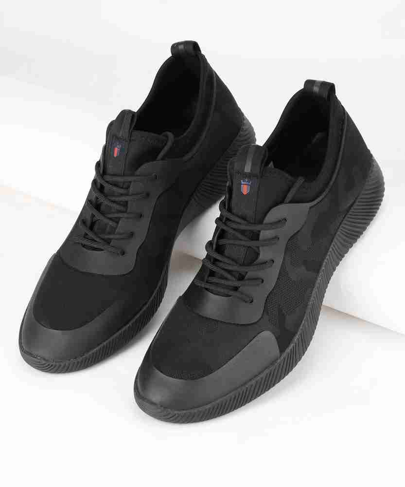 Louis philippe black casual shoes cheap