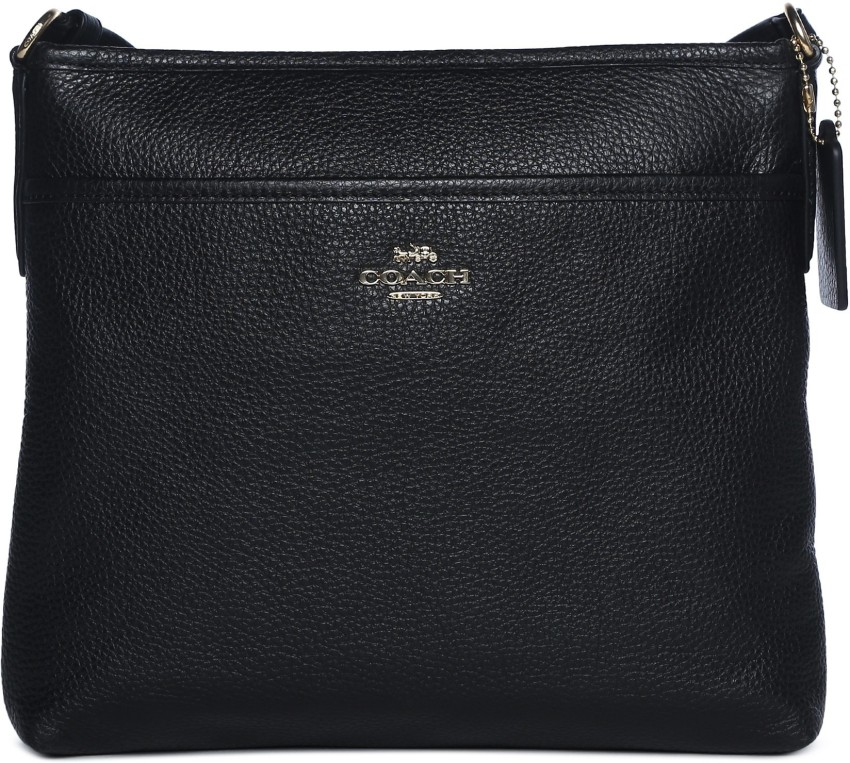 Coach black sling deals bag price