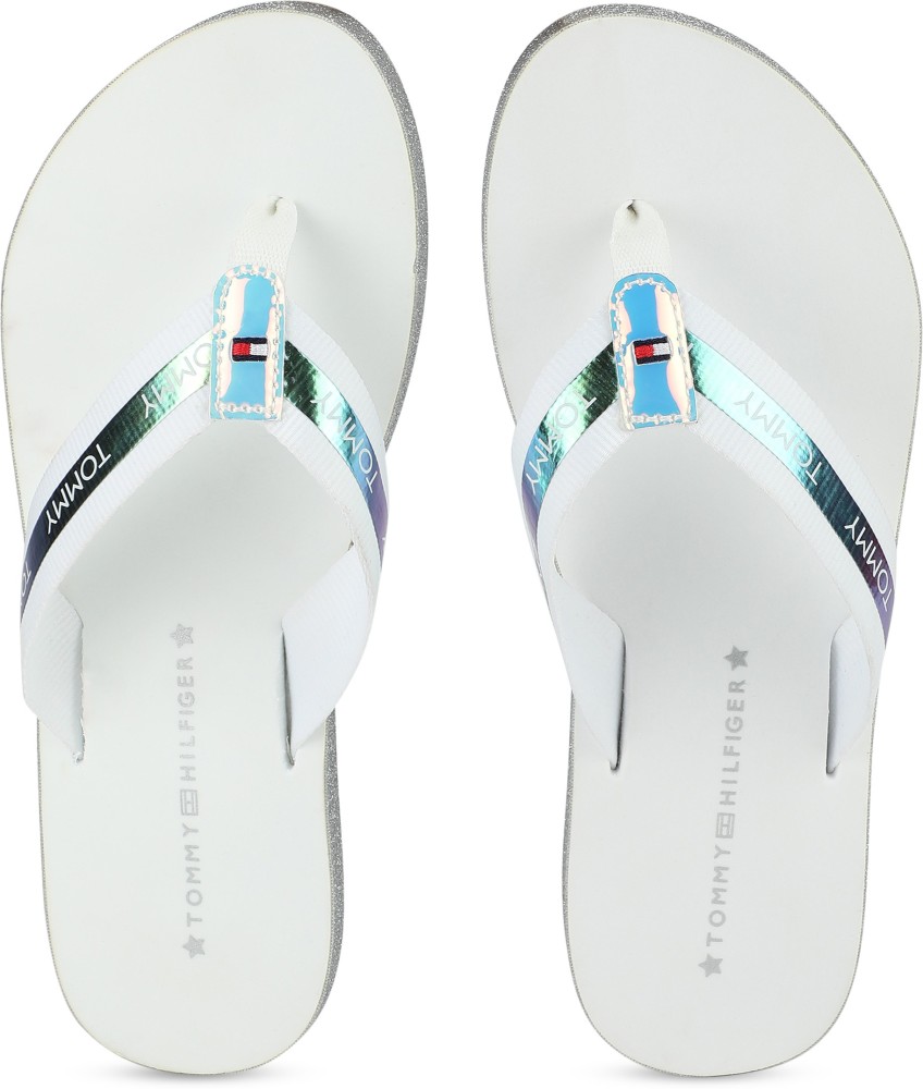 Iridescent discount flip flops