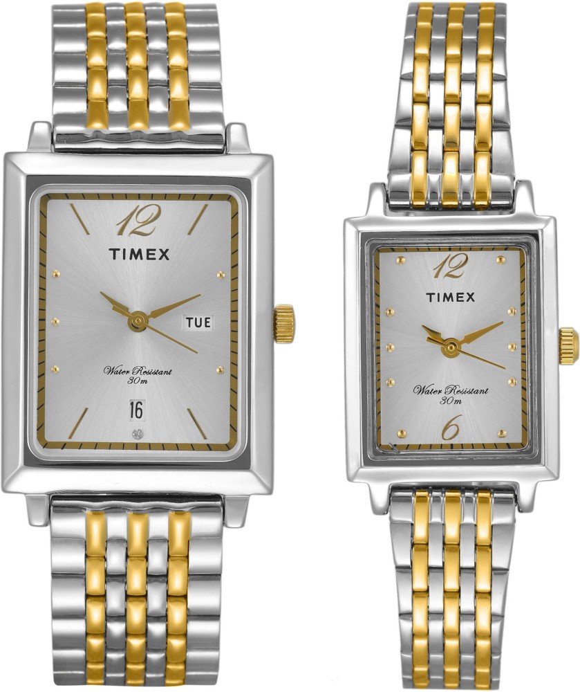 Timex couple cheap watches flipkart