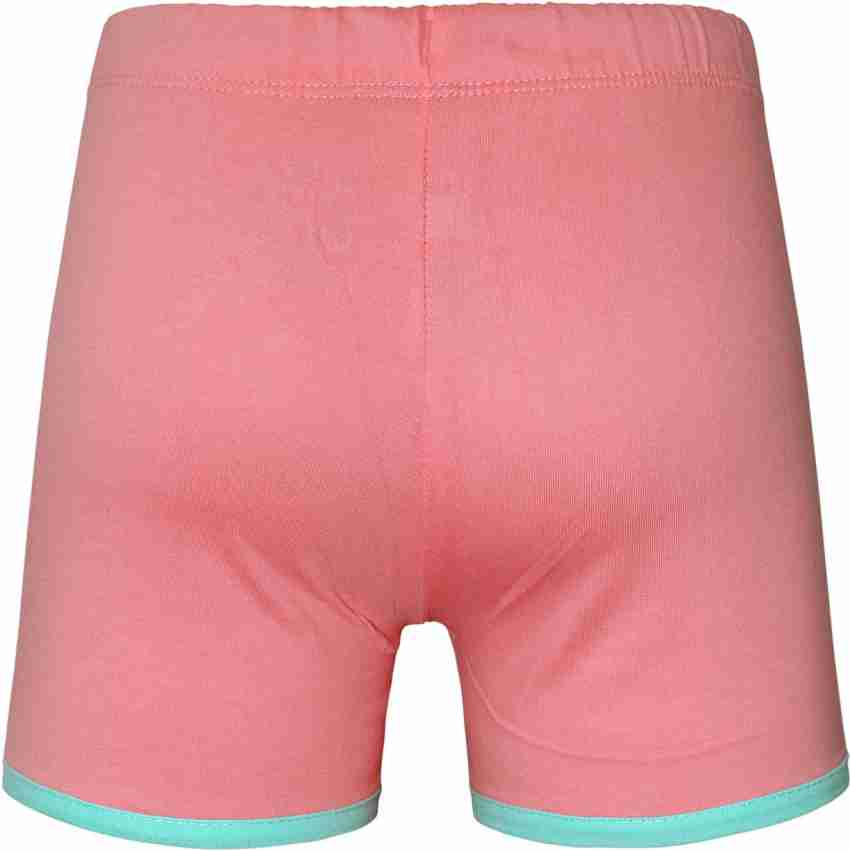 Printed Cotton-jersey Shorts In Pink