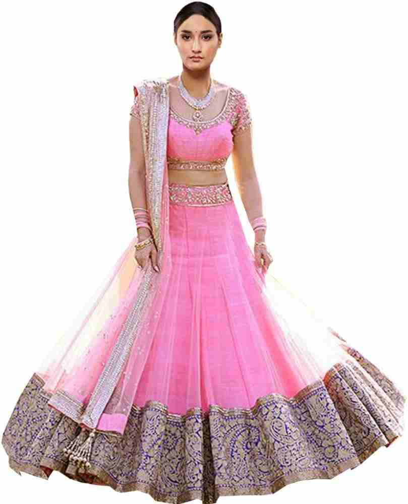 SHREE CHAMUNDA CREATION Embroidered Semi Stitched Lehenga Choli