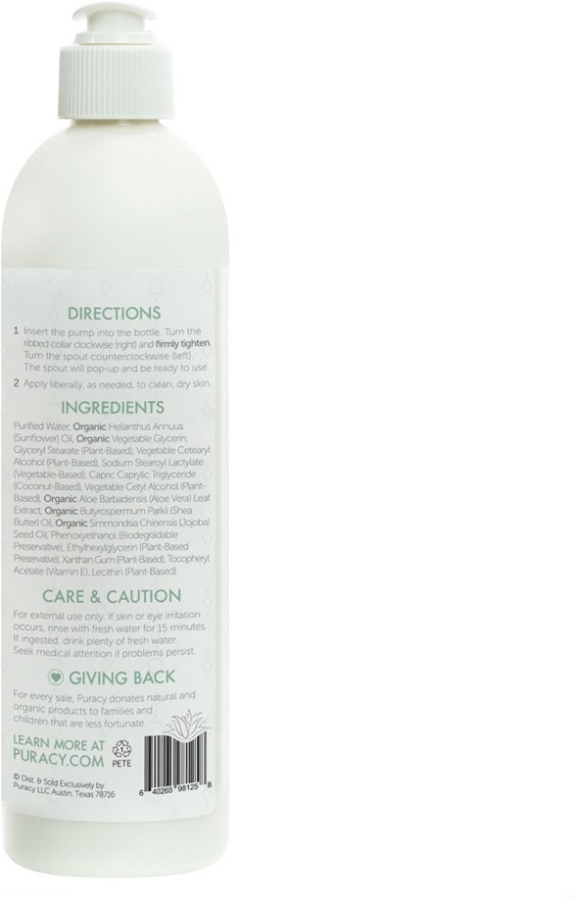 Puracy Organic Hand & Body Lotion - Price in India, Buy Puracy Organic Hand & Body Lotion Online In India, Reviews, Ratings & Features