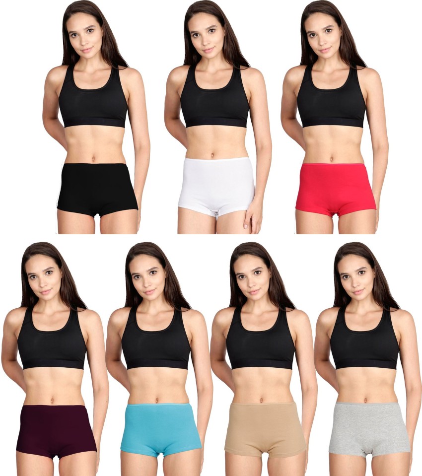 LUX cozi Women Boy Short Multicolor Panty - Buy LUX cozi Women Boy Short  Multicolor Panty Online at Best Prices in India