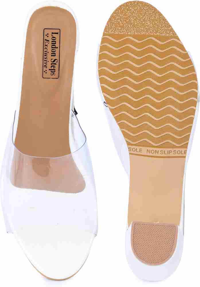 Bev clear vinyl slide 2024 sandals