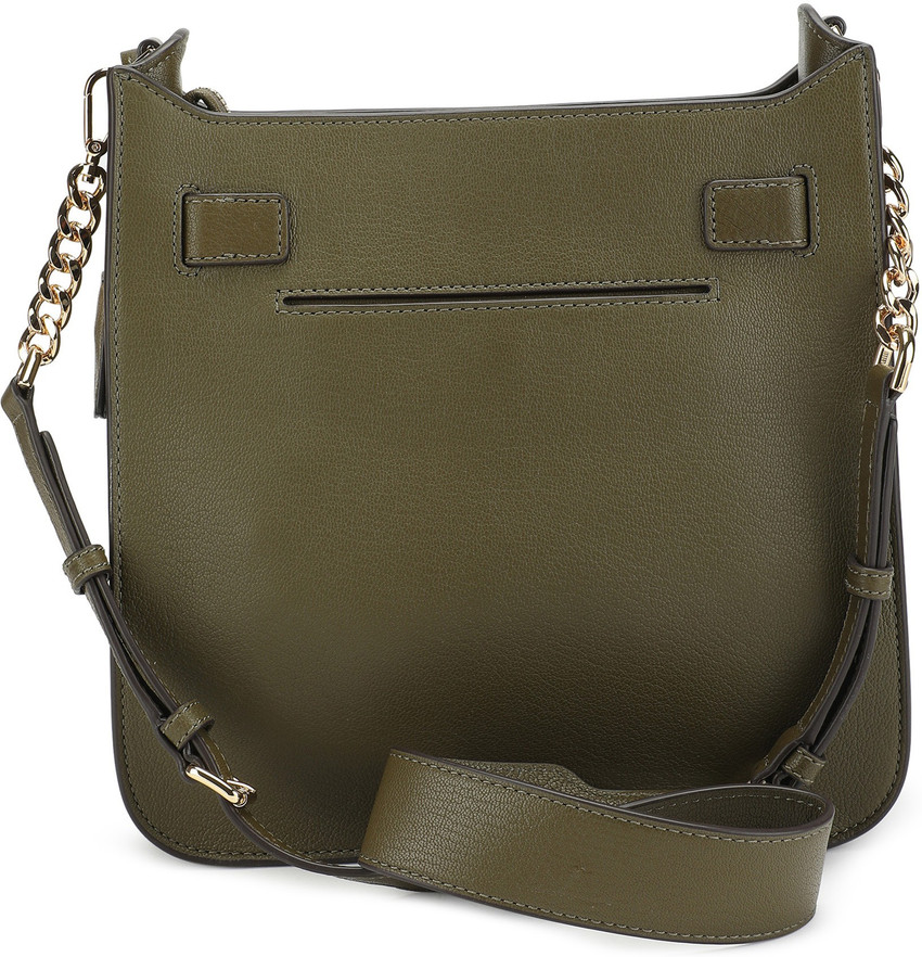 MICHAEL KORS Green Sling Bag 30T7GHMM2L OLIVE Price in India