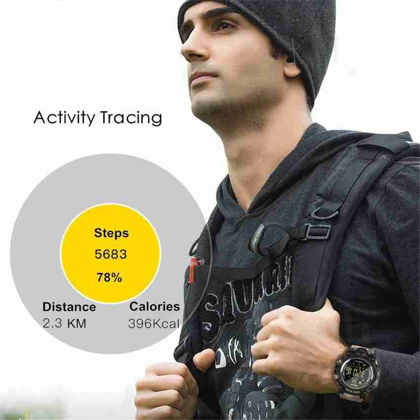 Hoteon EX16S Rugged Sports Smart Black Smartwatch Price in India