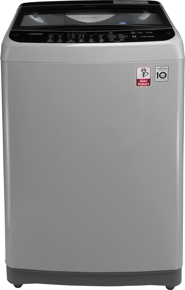 LG 6.5 kg Fully Automatic Top Load Washing Machine Silver Price in India Buy LG 6.5 kg Fully Automatic Top Load Washing Machine Silver online at Flipkart