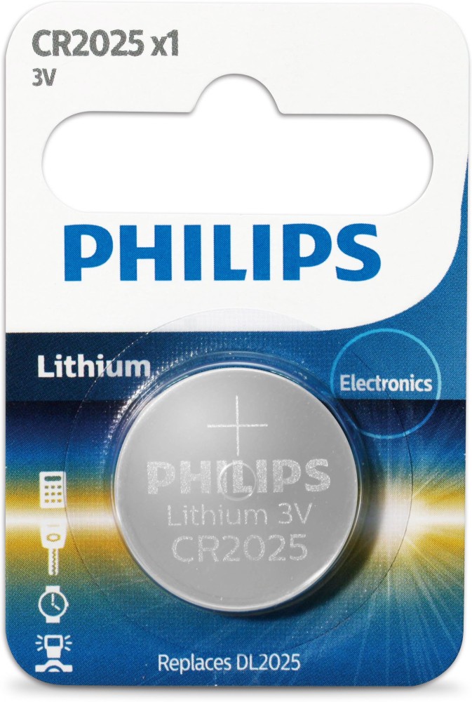CR2025 Lithium Button Cell Batteries, 4 Pack