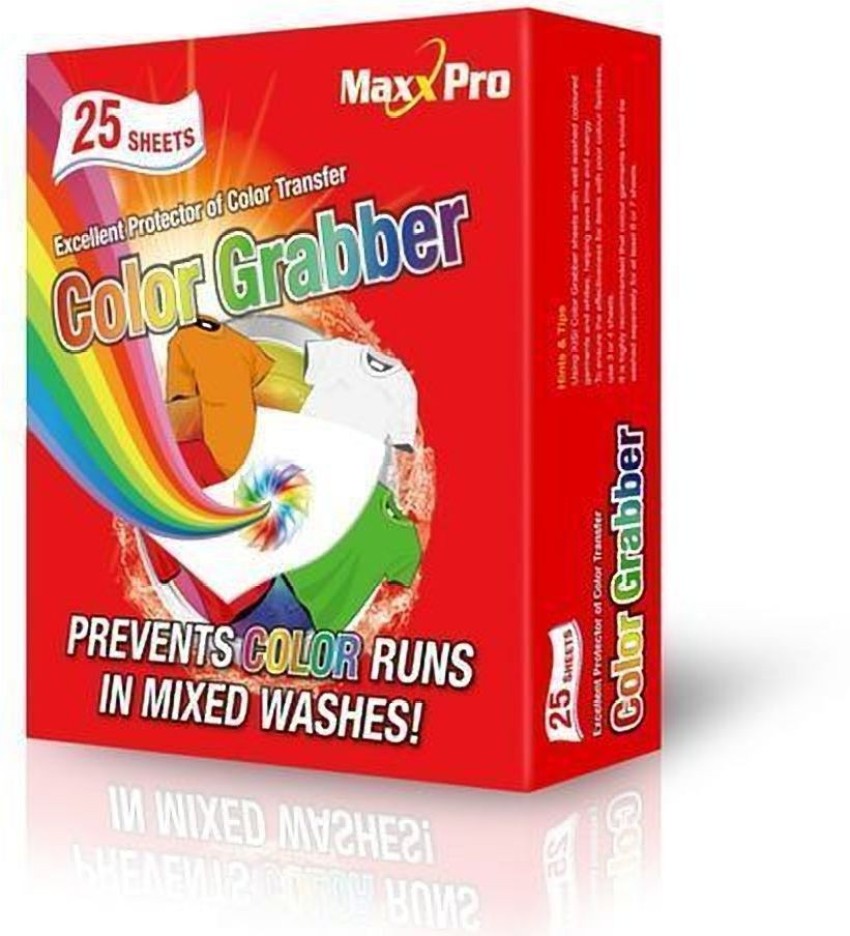 MaxxPro Color Catcher Dye Trapping Colour Magnet 25 sheets box None  Detergent Pod Price in India - Buy MaxxPro Color Catcher Dye Trapping Colour  Magnet 25 sheets box None Detergent Pod online