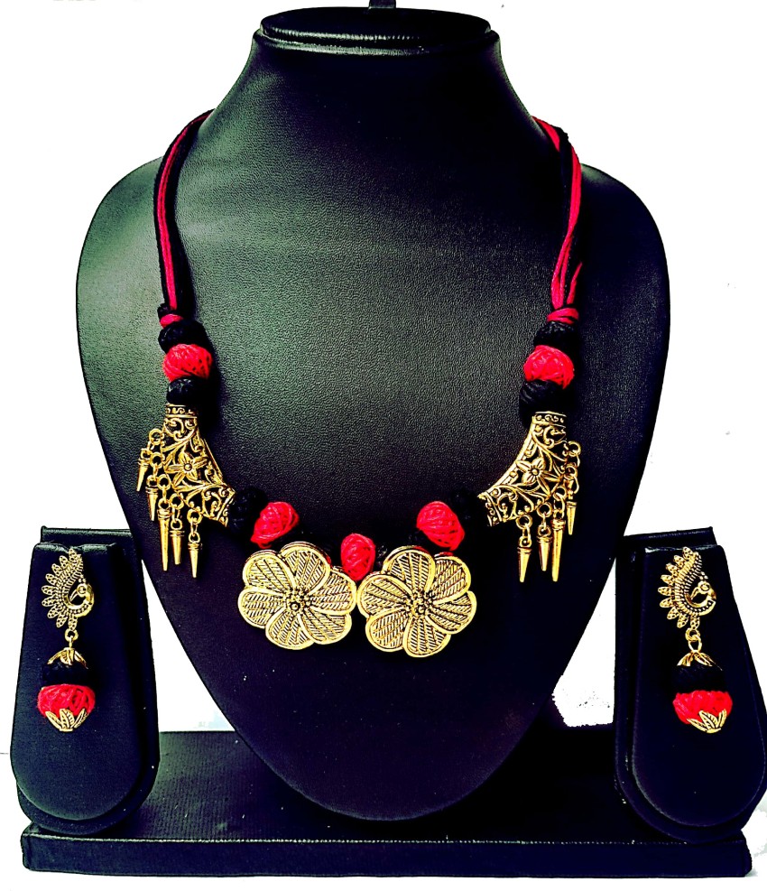 Flipkart black store metal jewellery