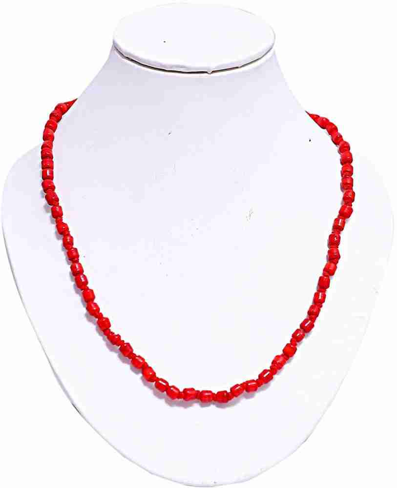 A Jaipur Gems Natural Red 108+1 Coral Stone Necklace Price in India - Buy A  Jaipur Gems Natural Red 108+1 Coral Stone Necklace Online at Best Prices in  India