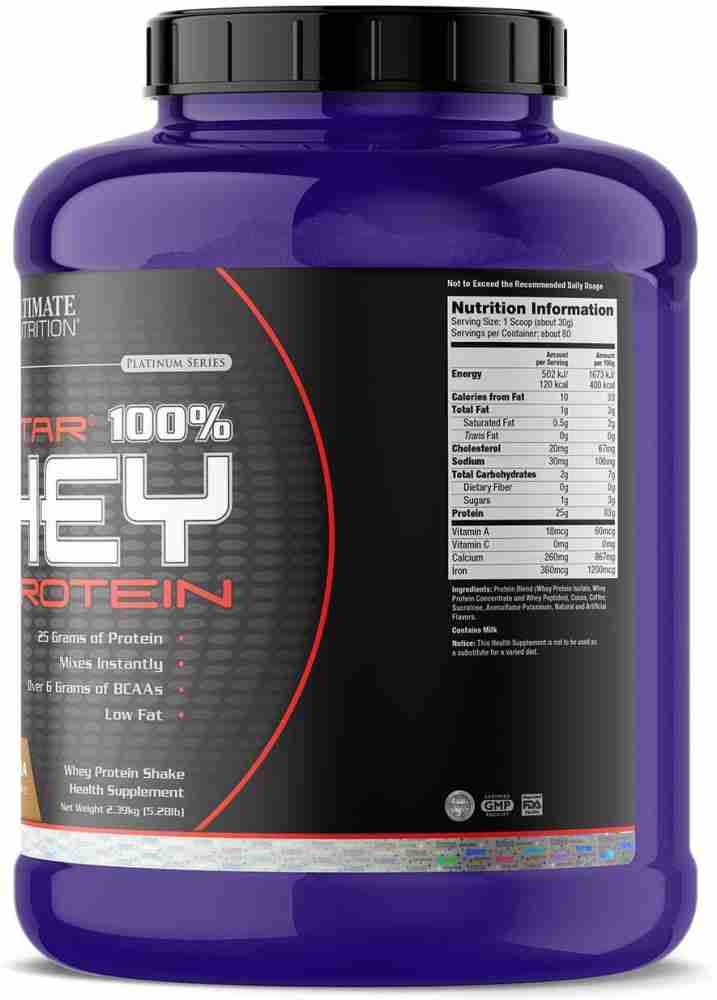 Ultimate nutrition prostar 100 2024 whey protein