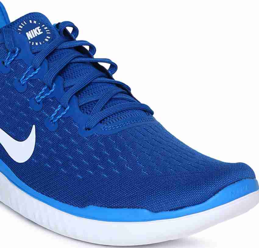 Nike free rn 2018 blue mens best sale