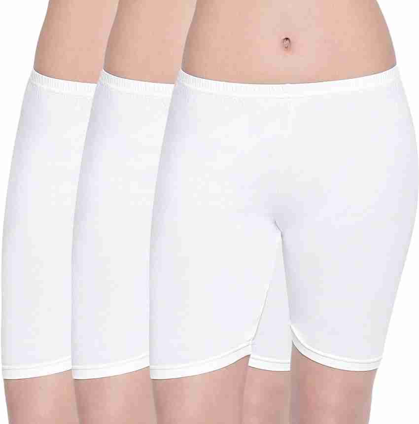 BodyCare Solid Women White Regular Shorts Buy BodyCare Solid
