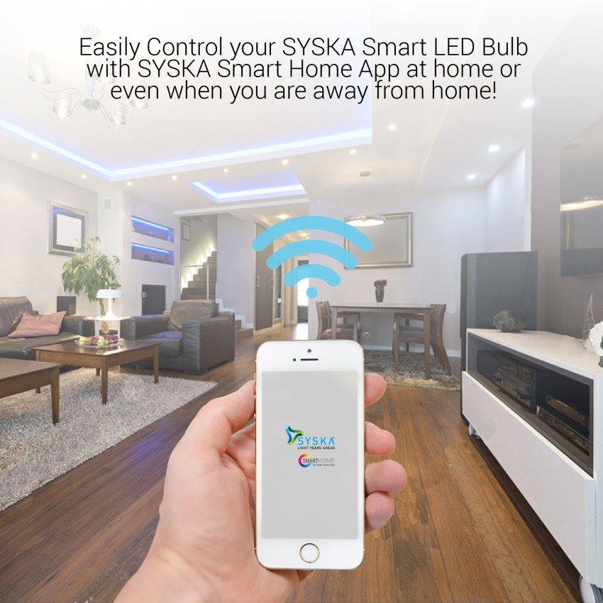 Syska smart hot sale led google home