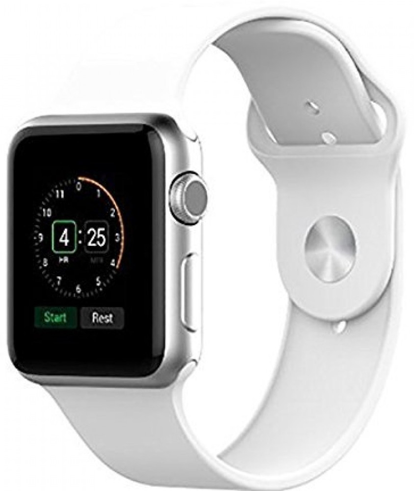 Smart watch outlet with white strap