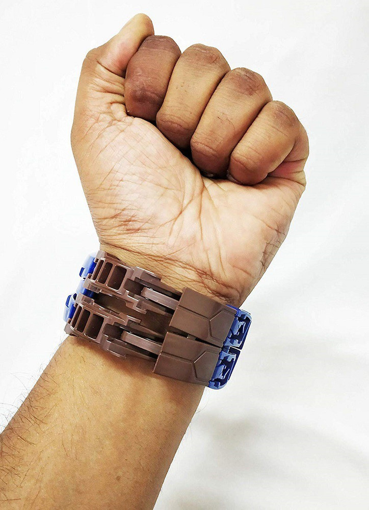 Aadmora Robowatch Iron man transforms to Digital Wrist Watch