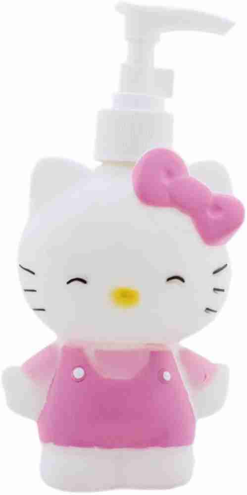 Wishpool HELLO KITTY KIDS BATHROOM SET - Bathroom Accessories for KIDS,  TODDLERS ??? KIDS BATH ACCESSORY, SET OF 4 BATHROOM ACCESSORIES (1 lotion  dispenser; 1 soap holder; 1 bathing ball; 1 toothbrush