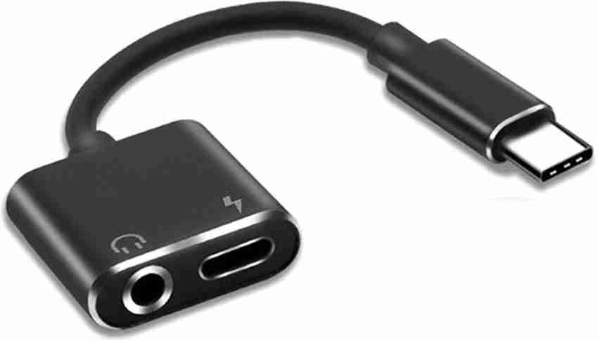CASVO USB Type C Cable 2 A 0.4 m 2 in 1 Type C Audio Adapter and