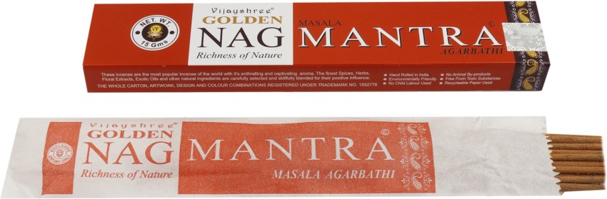 Incenso Naturale Golden Nag Mantra