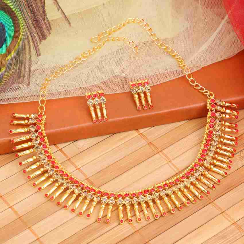 Sukkhi gold sale necklace set