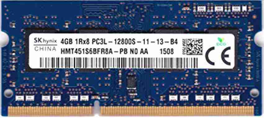 SK hynix 4GB 1Rx8 ddr3l PC3-12800 SODIMM - メモリー