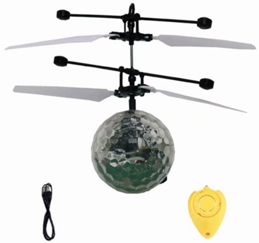 Induction flying clearance ball helicopter